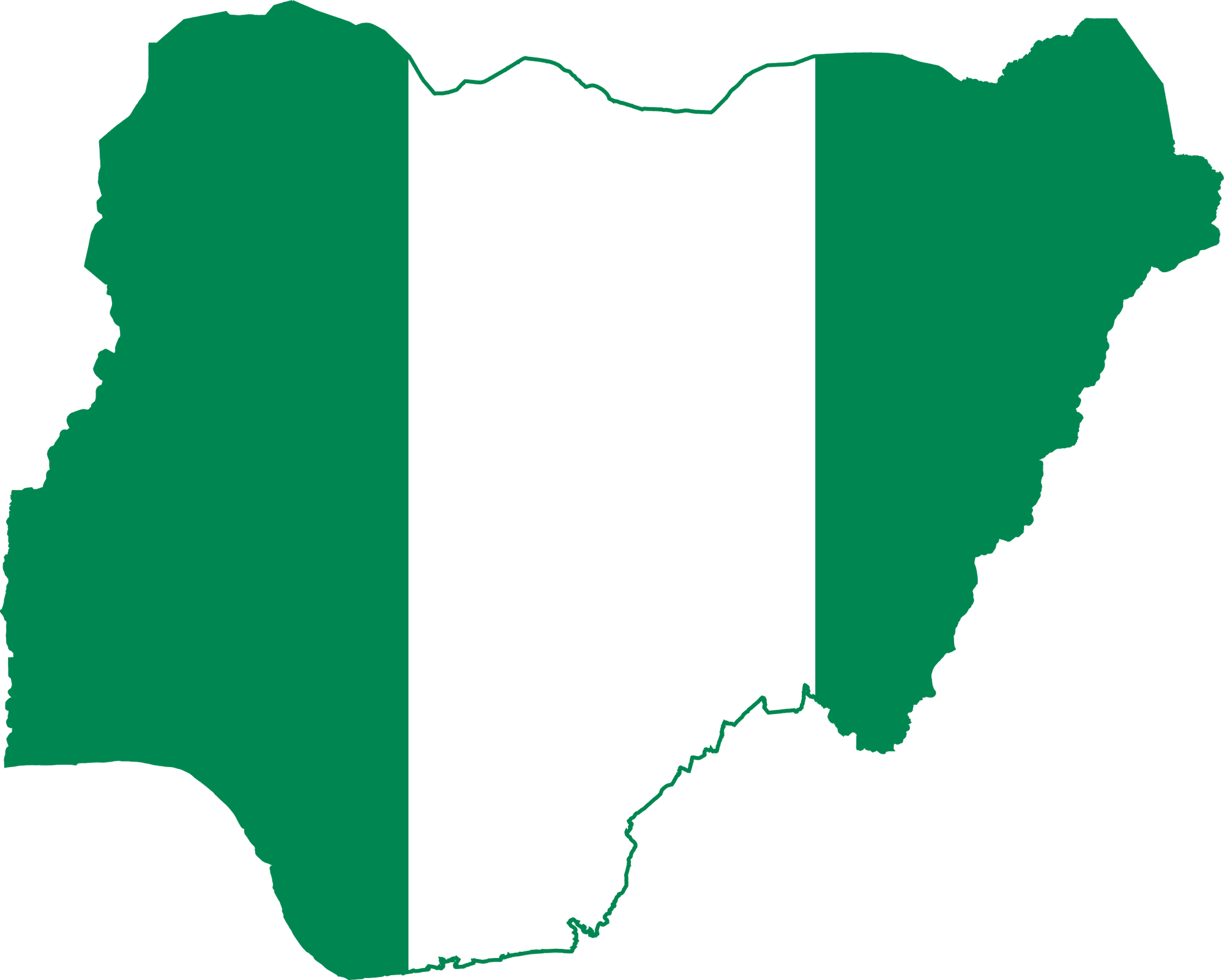 Flag of Nigeria Map - RapidIPTV Best IPTV Service in Nigeria
